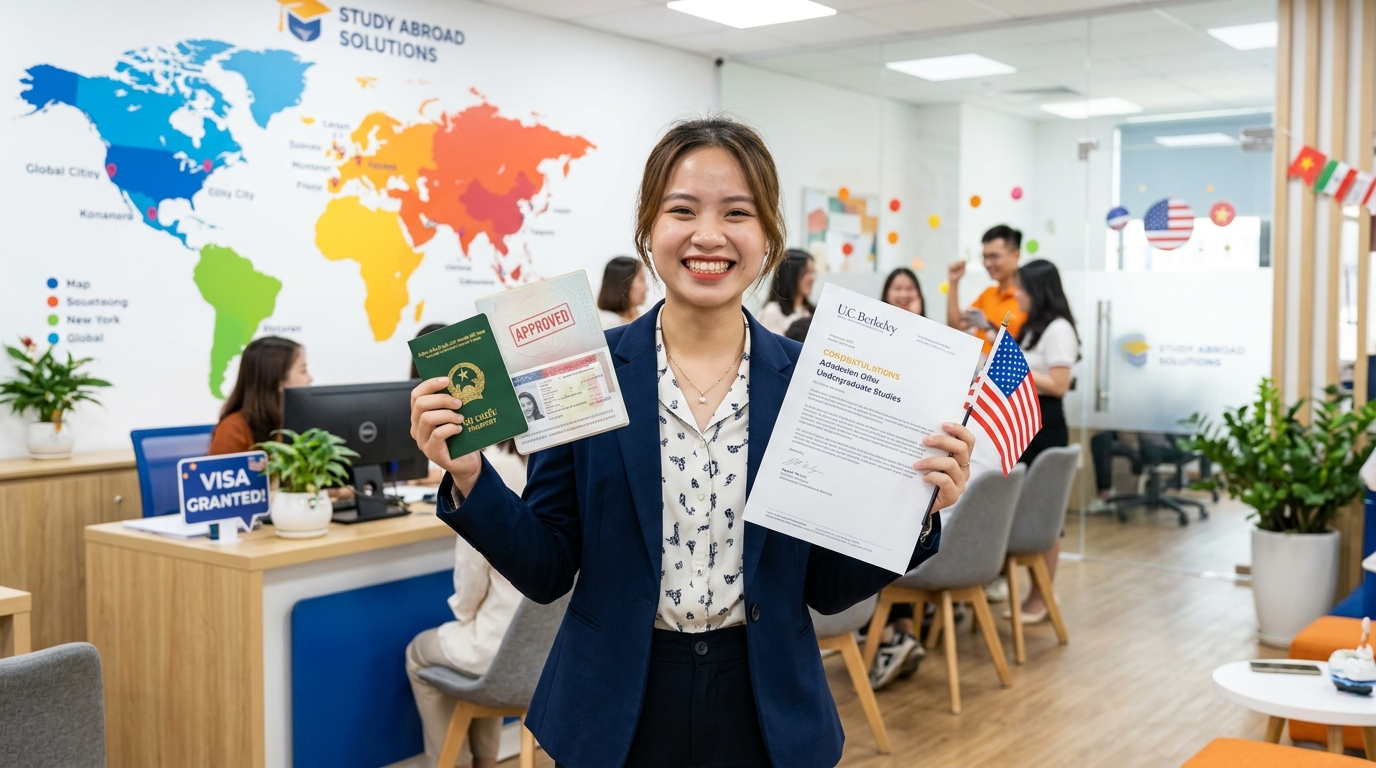 Học viên Lạc Hồng nhận visa du học Hàn Quốc thành công